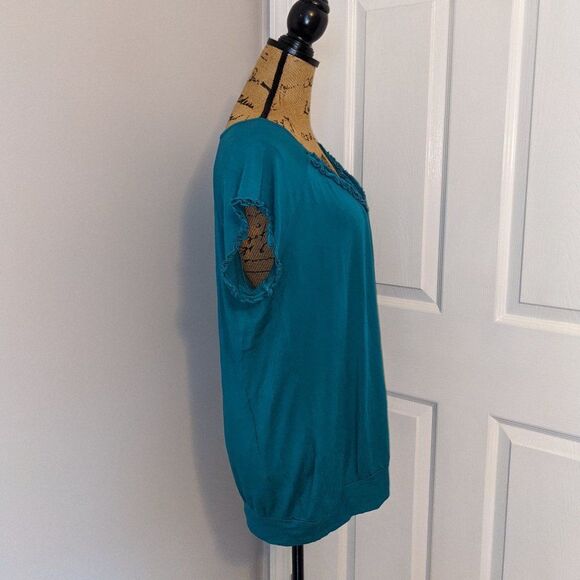 Willi Smith Ruffle trim blouse - Picture 3 of 5